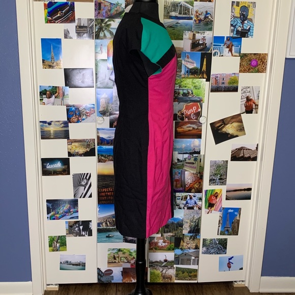 VTG color block dress ❤️ - Picture 4 of 7